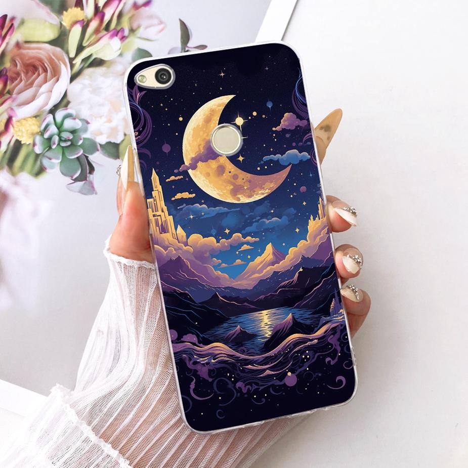 For Huawei P8 Lite 2017 Case Honor 8 Lite Luxury Flower Butterfly Painted Cover Soft Silicone Case For Huawei P9 Lite 2017 Shell