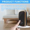 Factory Self Powered Doorbell EU AU UK US Plug Wireless Doorbell With 2 Receivers  Self Powered Door Bell