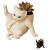 Kitties Themed Resins Plant Pot For Small Succulents Multipurpose Home Decoration Gardening Gift Pet Lover