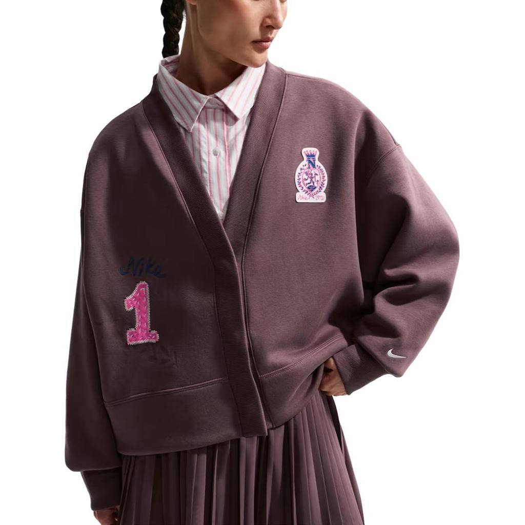 Nike Sport V-Neck Simple Casual Long Sleeve Jacket Women Jackets IQ3944515