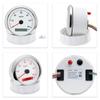 7 Colors Backlight IP67 Waterproof 85MM Speedometer Gauge For 12V24V Boat Car Truck Speed Gauge Meter Pulse velocimeter 0-60 KMH