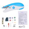 Portable Handheld Sewing Machine Mini Sewing Tool with 2 Speeds Control Dual Power Supply Built in Work Light for