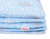 Children's 2-piece cotton bedding set 135x100 cm - blue bunnies