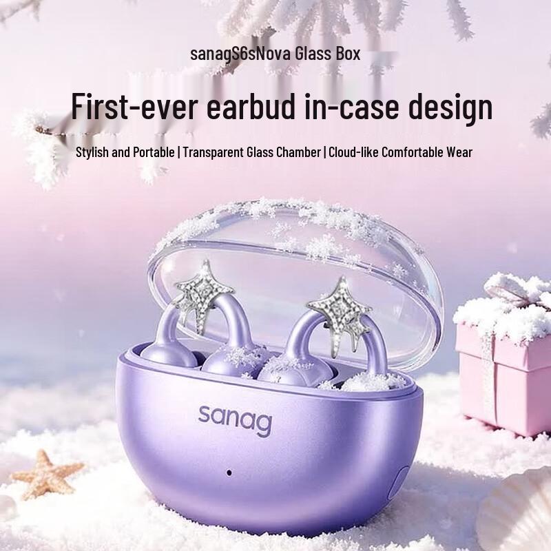 SANAG Ear Clip Bluetooth Earbuds