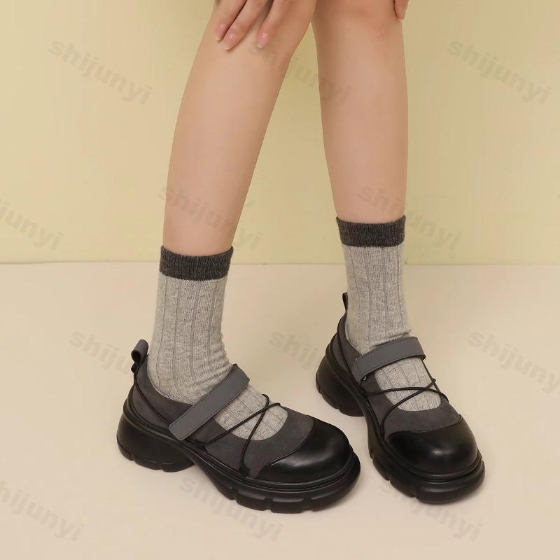 Fashion Women's Shoes Mary Jane Shoes Fashion Shallow Mouth Single Shoe Ladies Lolita Shoes Japanese-style Jk Skirts Footwear
