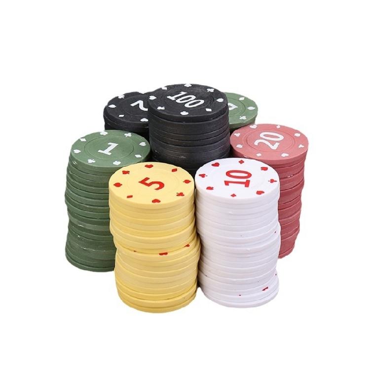 100Pcs Game Recreations Money Professional Casinos Poker Chip Entertainment Coin