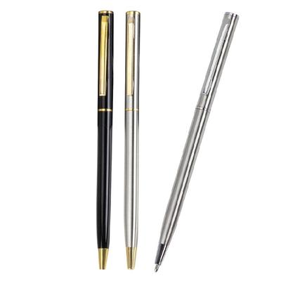 4Piece Metal Ballpoint Pen Twist To Open/Close Ballpoint Pen for Student Teacher, Office Signing Pen 0.7mm Pen Tip