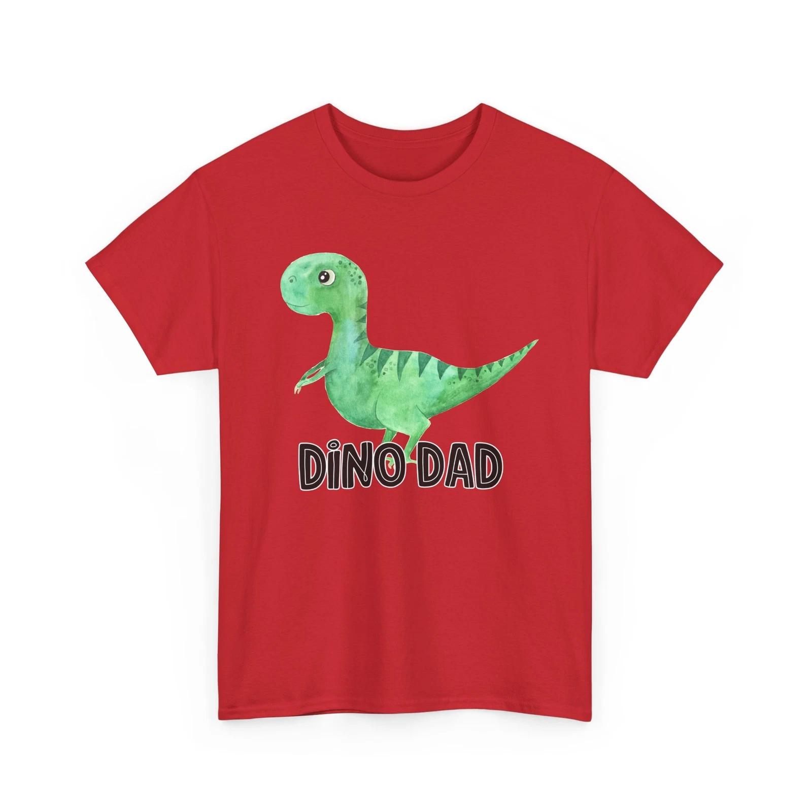 Dinosaur T-Shirt | Funny DINO DAD Tee | T-Rex Jurassic Lover Shirt S