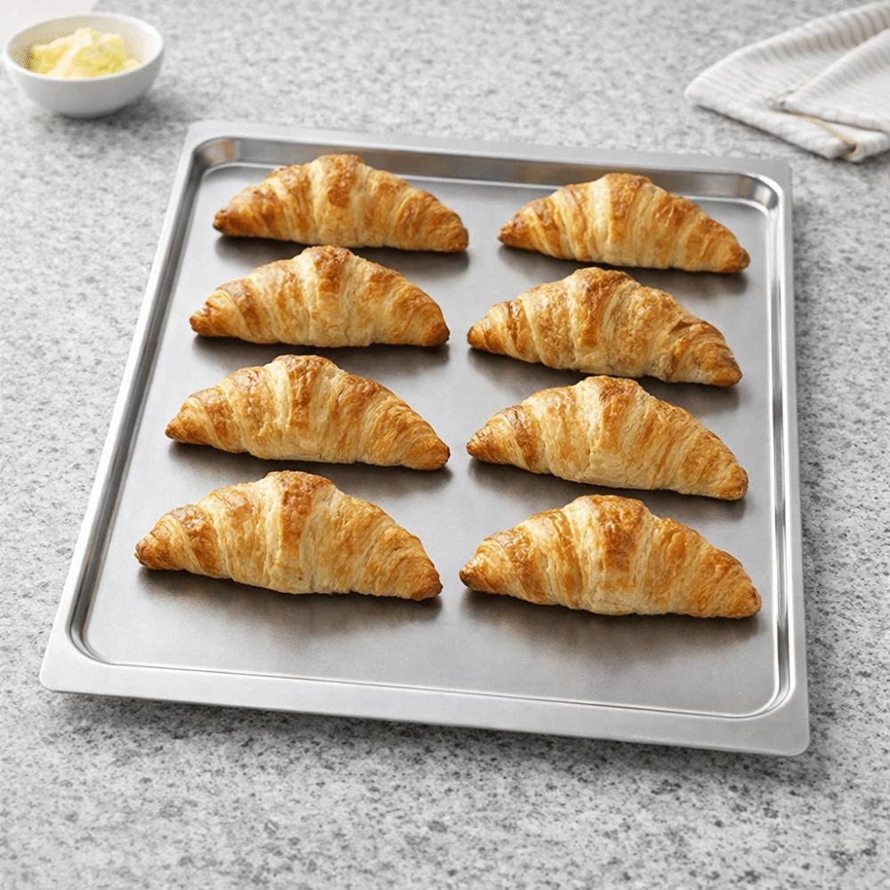 Rectangular Aluminium Zinc Zinc Alloy Baking Tray Even Heating Baking Sheet Durable Baking Pan Cake
