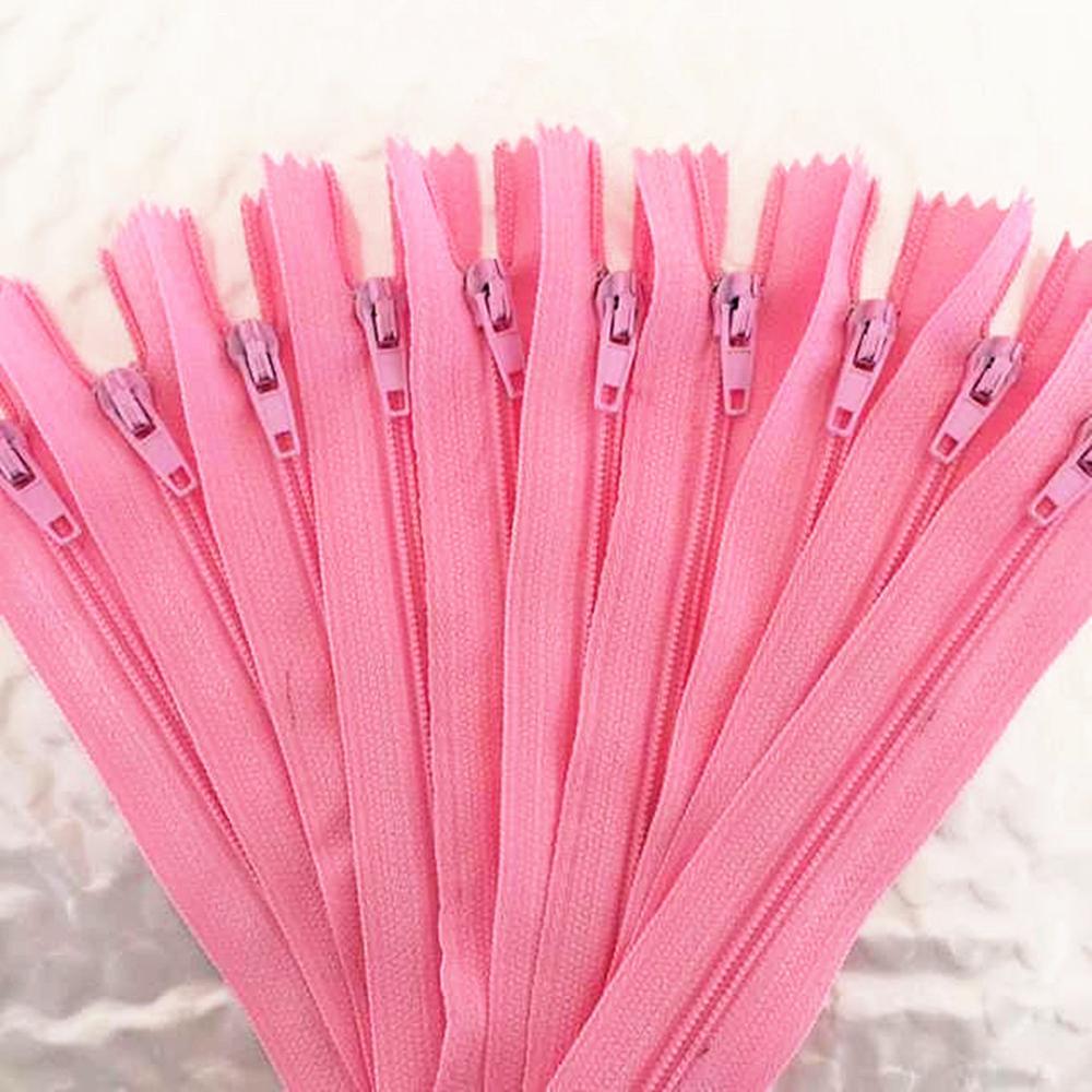 10pcs Nylon Coil Zipper 4"-24" (10 cm-60 cm) for Tailor Crafts, Sewing Clothes Zipper (20 Colors) Sewing Accessories