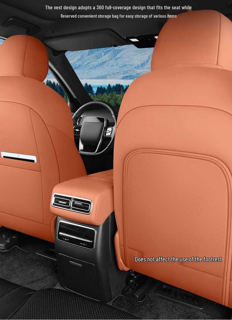 Ideal L7 Perforated Leather-Style Car Seat Cover, Breathable & All-Season, Full Coverage Cushion