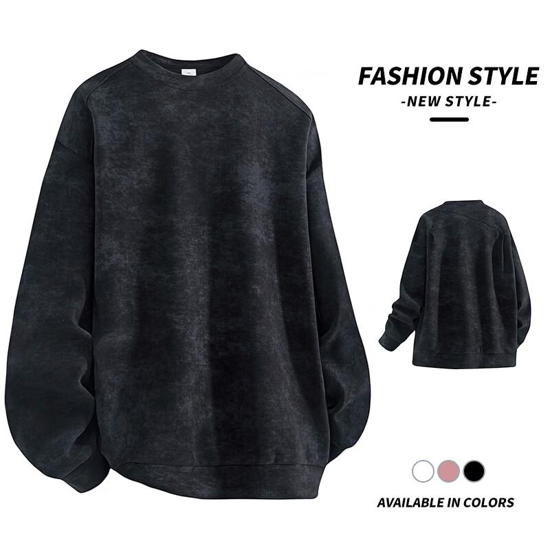 NASA NOAH Men's Tie-Dye Fleece-Lined Crewneck Sweatshirt