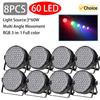 3w*60 Led Rgb 3 In 1 Par Light Dmx 512 Sound Control Dj Party Lights Wedding Disco Lights Ballroom Club Projection Stage Lamp