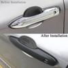 No Adhesive Snap-on Car Door Handle Cover Protector Compatible for Toyota 2018-2020 2021 2022 2023 2024 2025 2026 Camry 2019-2026 Corolla 2019-2022