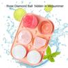 4 Grid Ice Cube Tray 3D Rose Diamond Round Ice Cube Molds Flower Shape Silicone Ice Maker Kitchen Bar Utensil Tool Accessorise