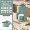 Compact Manual Shaved Ice Machine Portable Ice Slush Machine Ice Cream Machine  Children Use