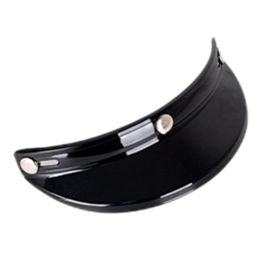 Bike Visor,retro Helmet Universal Brim 3 Button Brim Motorcycle Hat Visor 3 Clip Design