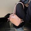 Niche Bow Bowling Bag Women'S Fashion Versatile Underarm Bag Large Capacity Work Commuter Bag