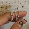 Minimalist Cold Style Personality Texture Ring Joint Ring Nana Same New Index Finger Ring