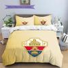 Elche Club de Fútbol Pattern Bedding Quilt Set  Home Decoration  Gift (1 * duvet cover + 2 * pillowcase  without core)