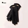 Women's Windproof Winter Cashmere Cycling Gloves - Touchscreen Compatible with Knitted Wrist and Velvet Lining