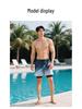 Men's Quick-Dry Double Layer Swim Trunks - Anti-Embarrassment Printed Beach Boxer Briefs