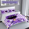 3-delige Poppy Playtime patroon beddengoedset dekbedovertrekset bevat dekbedovertrek & kussenslopen, perfecte decoratie voor de slaapkamer voor alle seizoenen & cadeau