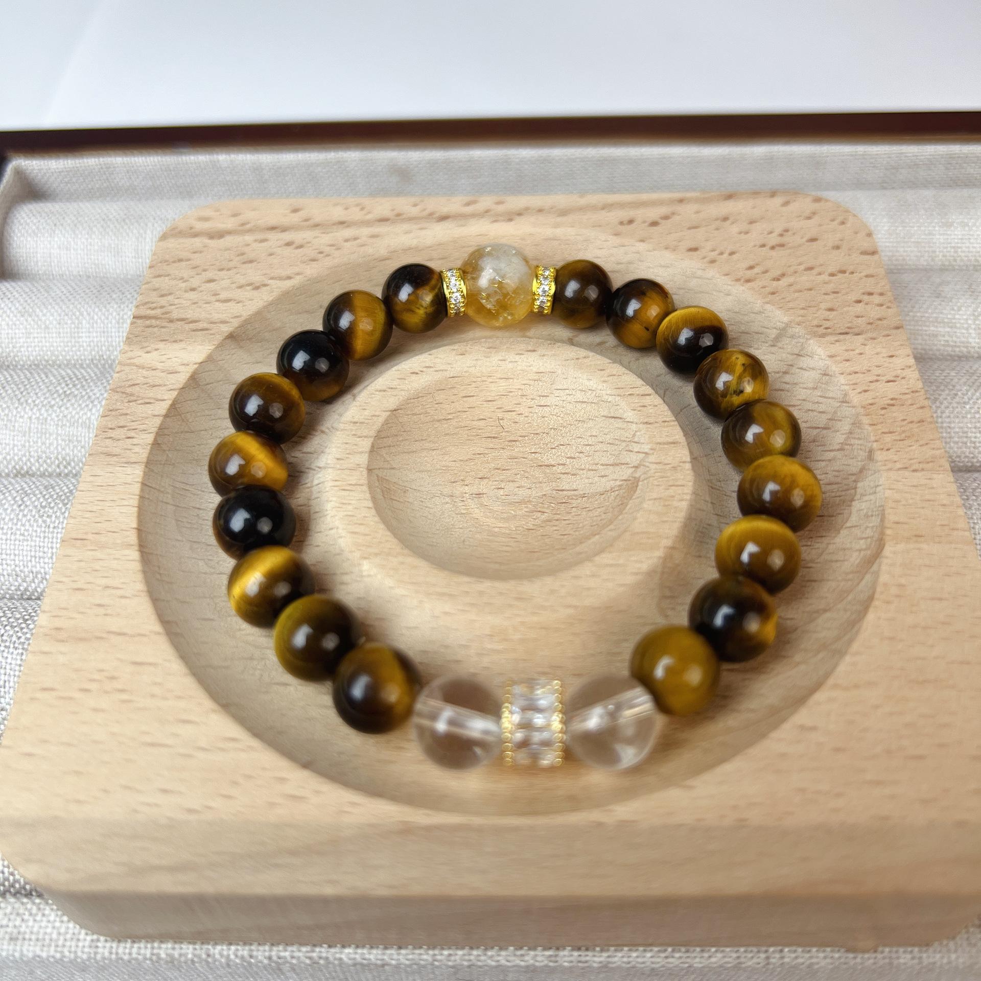 

Natural amethyst strawberry crystal bracelet Bangles Women Fashion Jewelry accessories Gift