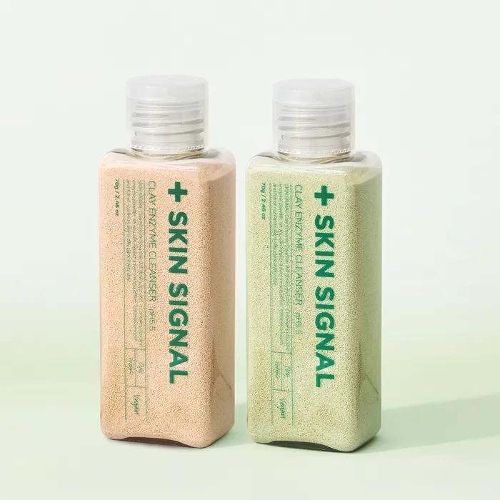 Enzyme Cleanser 2-Piece Set (Select 2: Pink, Green, or White) 2 White Clay (Exfoliation)