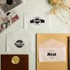Eersida Glassine Envelopes 2.5x4.25 Inch Glassine Mini Lotto Lottery Ticket Holders Wedding Guest Favor Tissue Seed Envelope Holder for Scratch Stamp