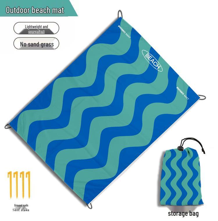Portable Waterproof Ultralight Camping & Beach Mat - Moisture-Proof and Foldable