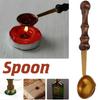 2 Stück Vintage Mini Farblöffel DIY Retro Messing Siegelwachs Siegelstempel Umschlagstempel Spezieller Wachsperlenlöffel Bastelgeschenke Werkzeuge