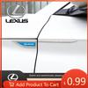 Interior Stickers 2Pcs Metal Stickers Car Body Decoration Stickers For Lexus F SPORT GS GX IS LS LX CT LC RC LBX NX RX 350h 450hSD3
