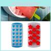 Mångsidig silikonisform med 11 unika fruktformer för svalkande drycker