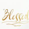 Fine Sculpture Blessed Proverbs Wall Stickers Living Room Bedroom Tv Background Decoration Wall Stickers