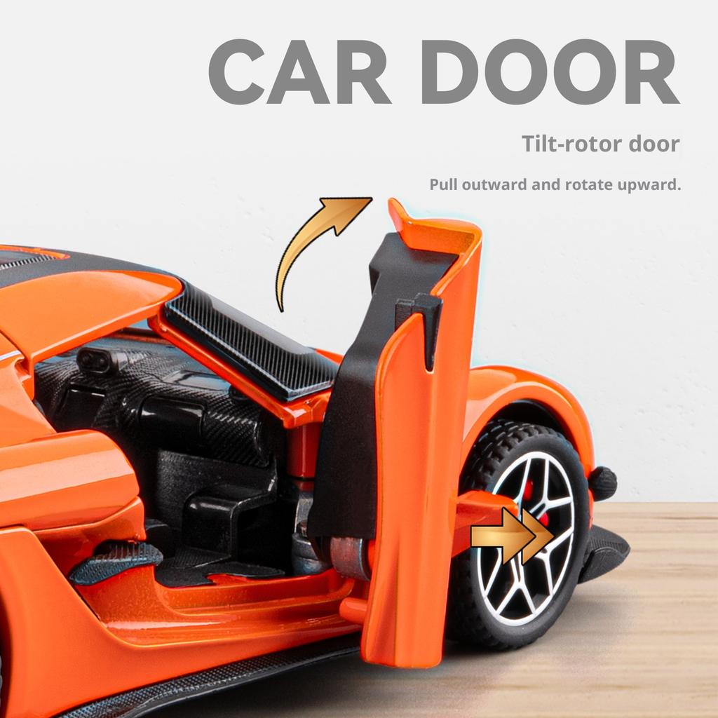 1:32 Koenigsegg Jesko Alloy Car Model Children's Sports Car Car Model Ornaments Toy Car Boy Gift