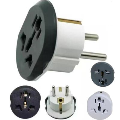 16A Univerzálny EÚ Cestovný Adaptér Euro Konvertor UK US AU na EÚ AC Zásuvka Zástrčka Cestovný Nabíjací Adaptér Konvertor 250V