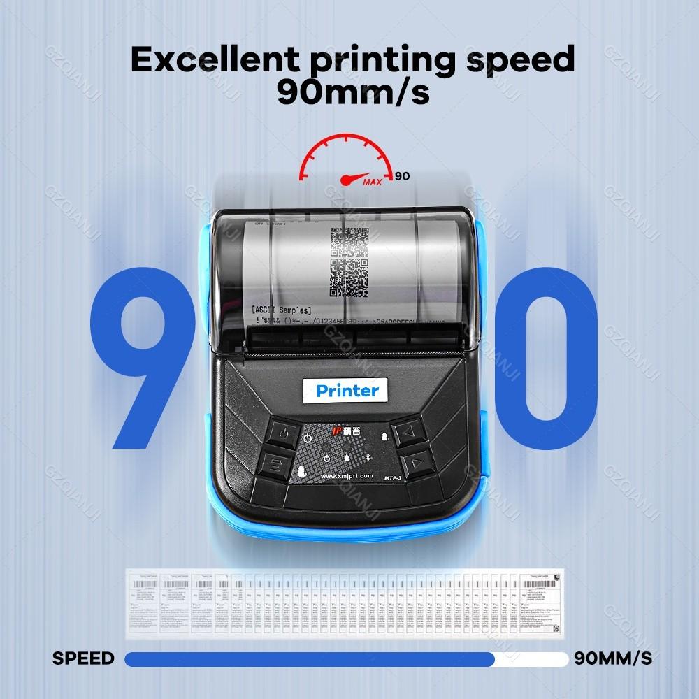 80mm / 58MM Drukarka Bluetooth do paragonów Restauracja Supermarket Firma Drukarka termiczna Przenośna Mini Druk Etykiet System POS