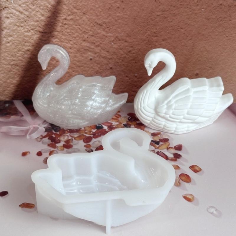 Candle Mold,Gooses Resin Silicone Mold for Candle Making Animal Candle Mold for Diys Handmade Soap,Aromatherapys Candle