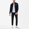 Fila Athletics Solid Logo Sports Knit Long Sleeve Jacket Men jackets Royal-Blue A11M221501FNV