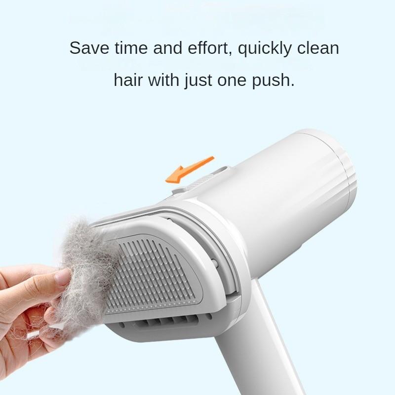 Uscător de păr 2 în 1 pentru animale de companie, portabil, pieptene pentru uscat pisici și câini, dispozitiv pentru îngrijirea și toaletarea animalelor de companie