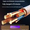 Fast Charging Multi-Head Data Cable: Three-in-One Charger Set