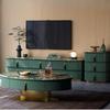 Panel Living Room Furniture Home Light Luxury Marble 140cm Coffee Table 200cm 220cm TV Cabinet TV Stand Monitor Stands Cabinets