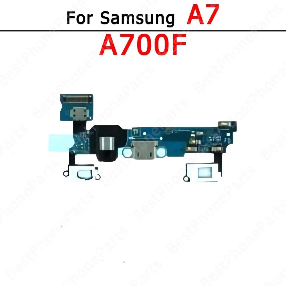 Оригинальный USB-разъем для зарядки для Samsung Galaxy A8 A9 Pro 2019 A3 A5 2016 A7 2018, зарядная плата, пластина, разъем для ленты, детали