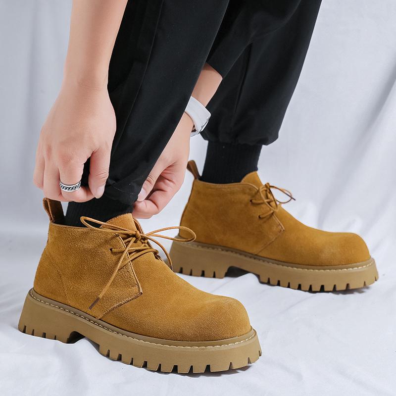 Мужская обувь на толстой подошве. Роскошные качественные трендовые модели. Для отдыха — фото 6