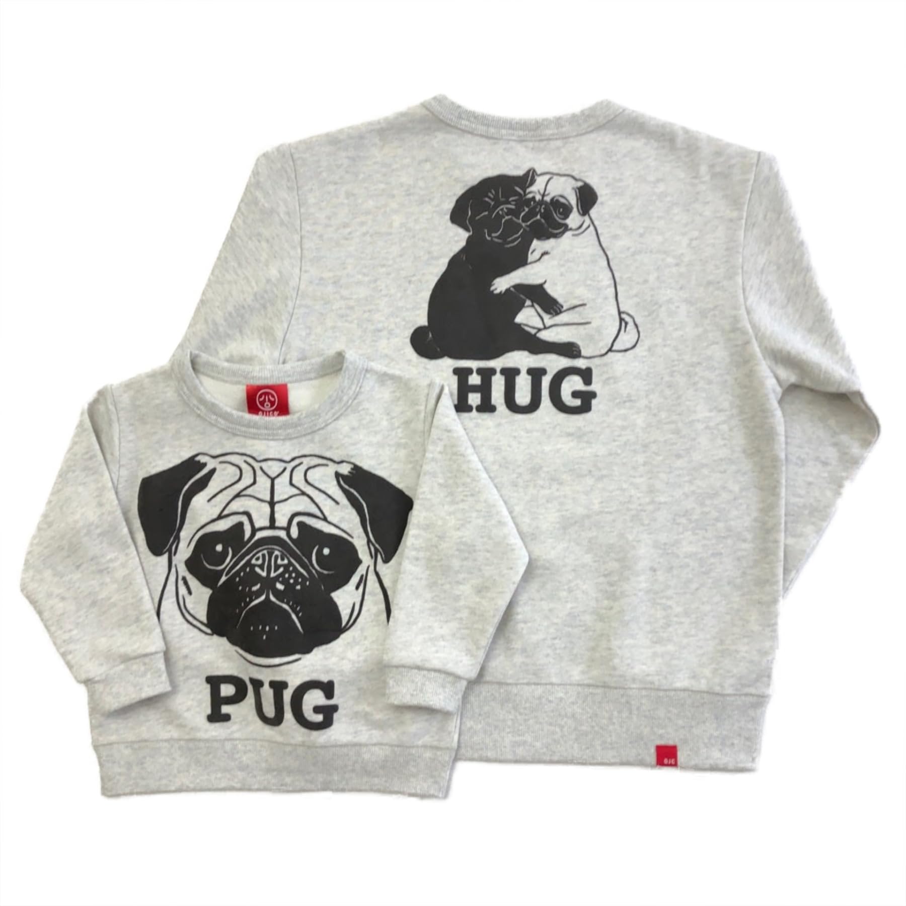 

OJICO Зроблено в Японії Унісекс LL Хізер Айворі Собака-мопс Тварина PUG [Офіційний]
