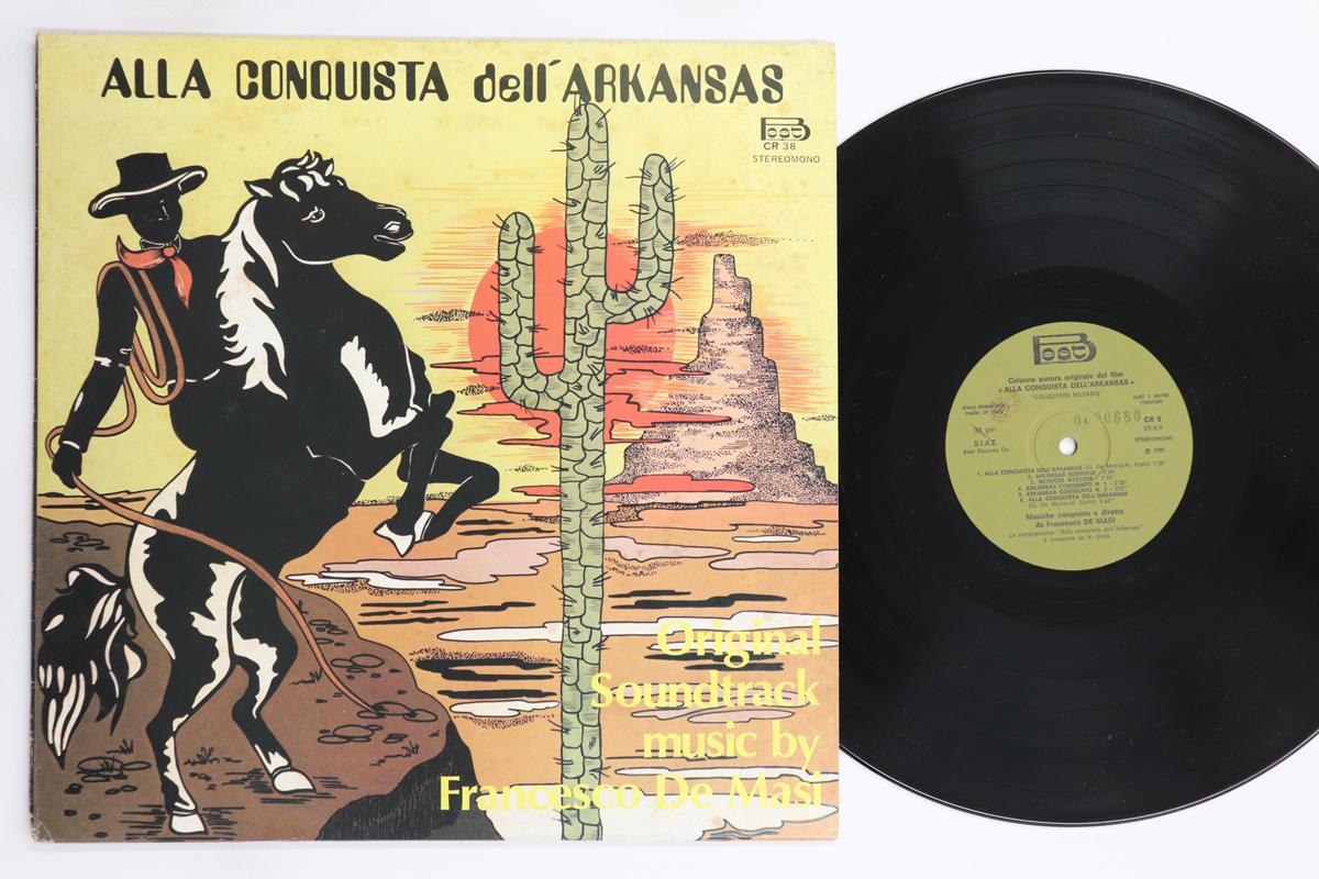 

LP Record OST, FRANCESCO DE MASI - Alla Conquista Dell Arkansas CR8 BEAT RECORDS CO 1980 Italy Soundtracks & Musicals Used