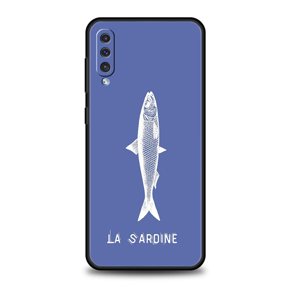Sardines Canned Case For Samsung A56 A36 A26 A24 A16 A14 A12 A32 A50 A70 A20S A22 A30 A40 A34 A54 A42 A52 A04s A06 5G Cover