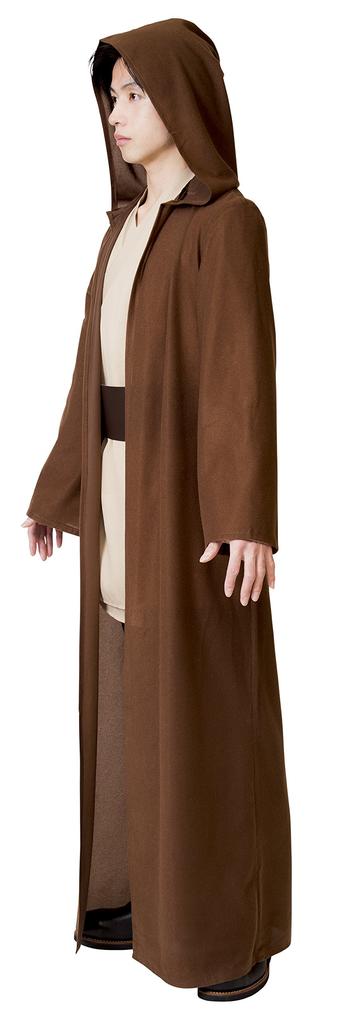 Clearstone Narikara Kenkyubu Cosplay Halloween Sage's Robe, Unisex, Brown