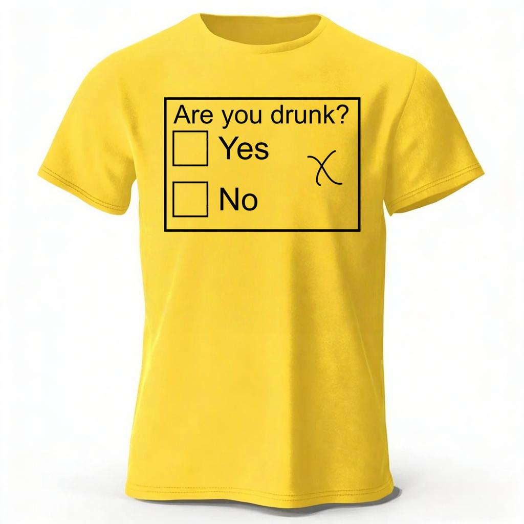 Come and Drink Men Creative Printed Pure Cotton Short Sleeved Loose Oversized Comfortable Sports Tshirt Fashionable Casual Top